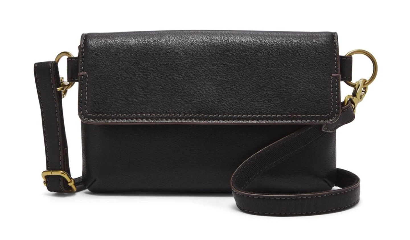 Fossil Neve belt bags in black leather. - photo 2