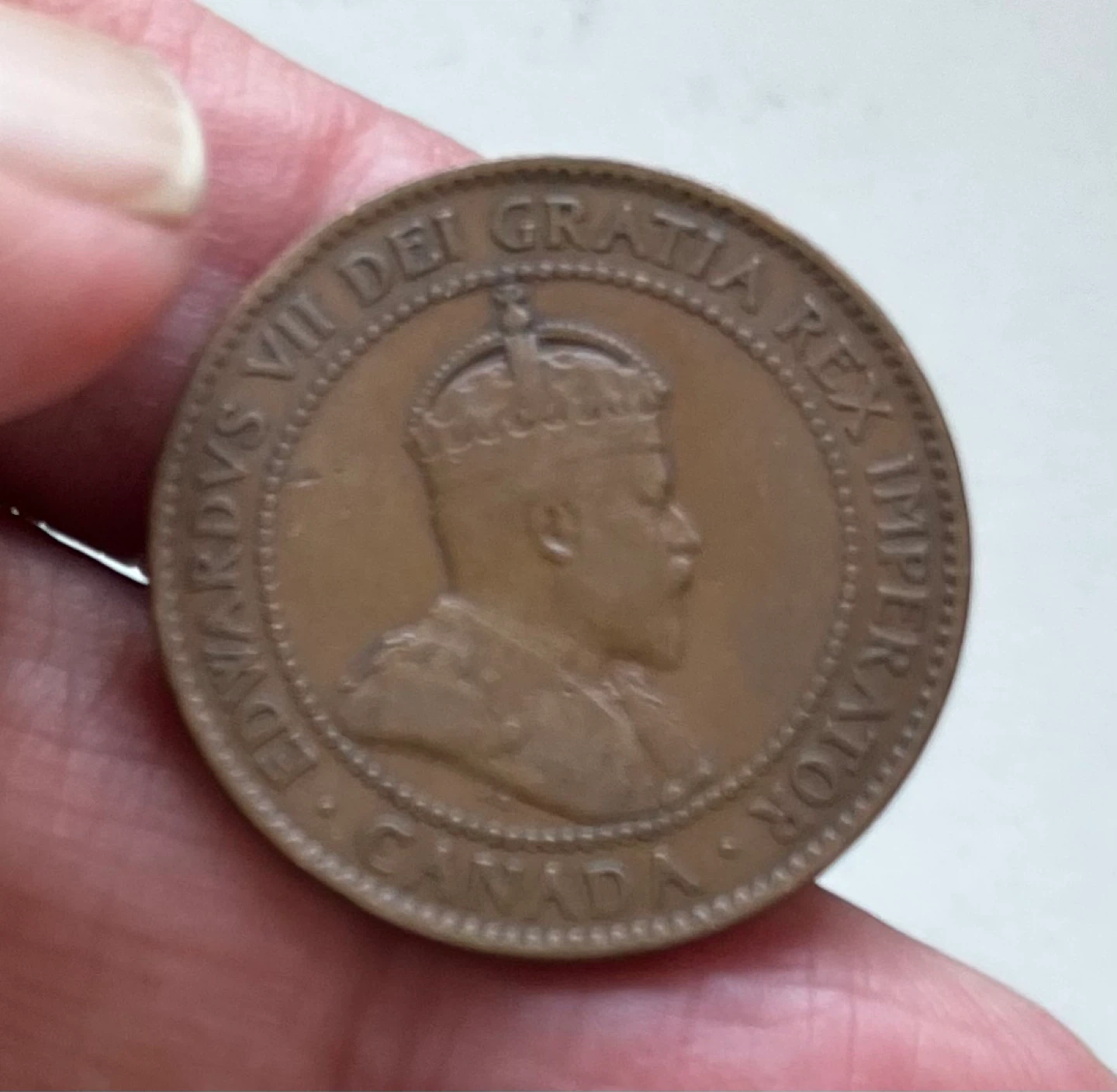 Vintage Canada 1905 One Cent Coin - photo 2