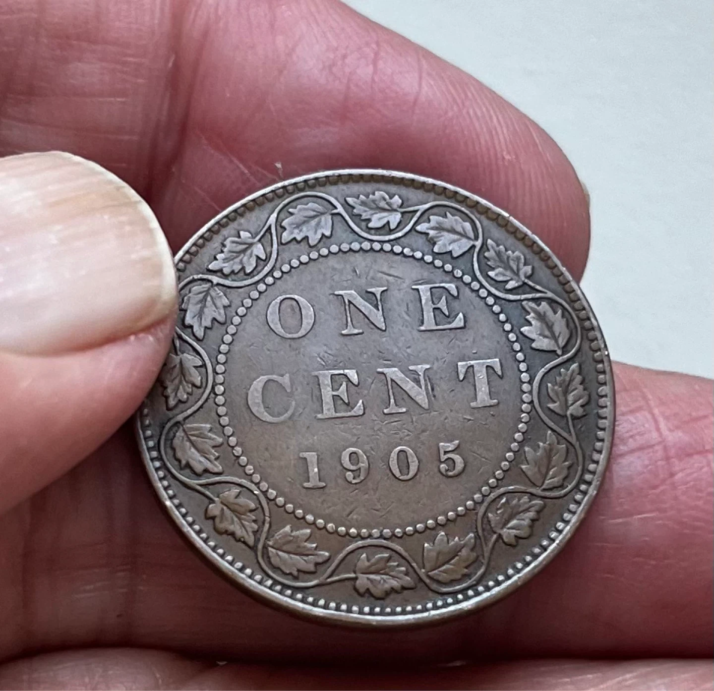 Vintage Canada 1905 One Cent Coin