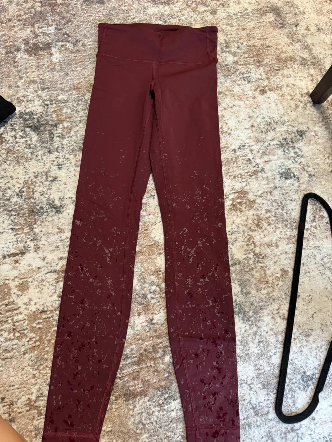 Lululemon Burgundy Athletic Leggings - photo 2