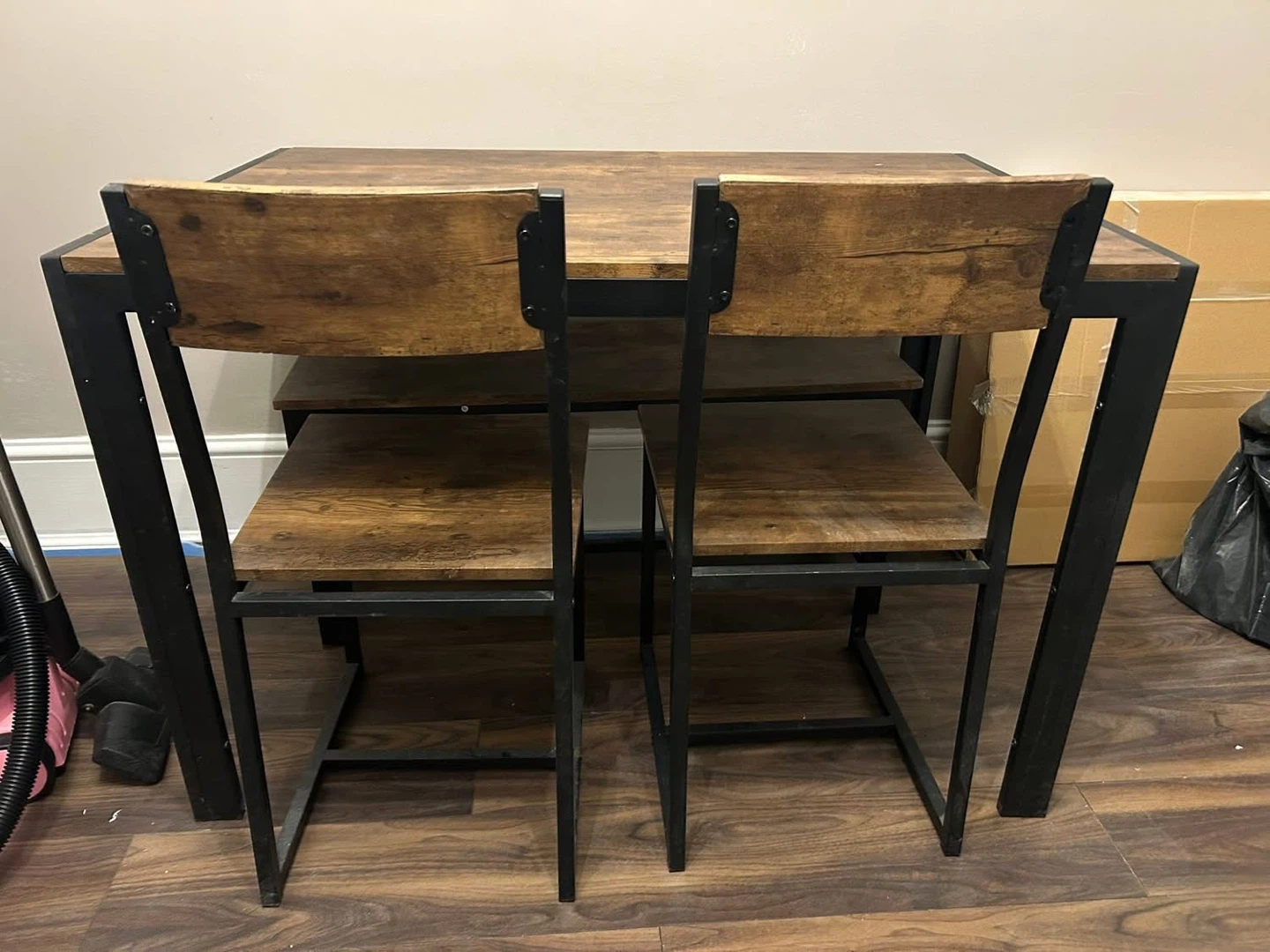 Dining table with chairs and bench - photo 3