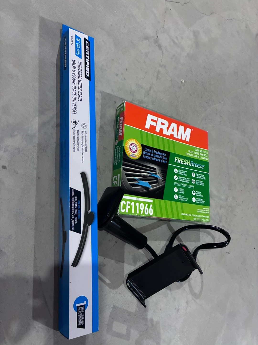 FRAM FreshBreeze Cabin Air Filter CF11966 &18" Wiper Blade - photo 2