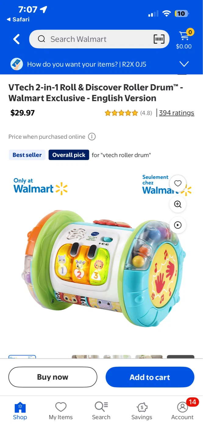 VTech 2-in-1 Roll & Discover Roller Drum - photo 3