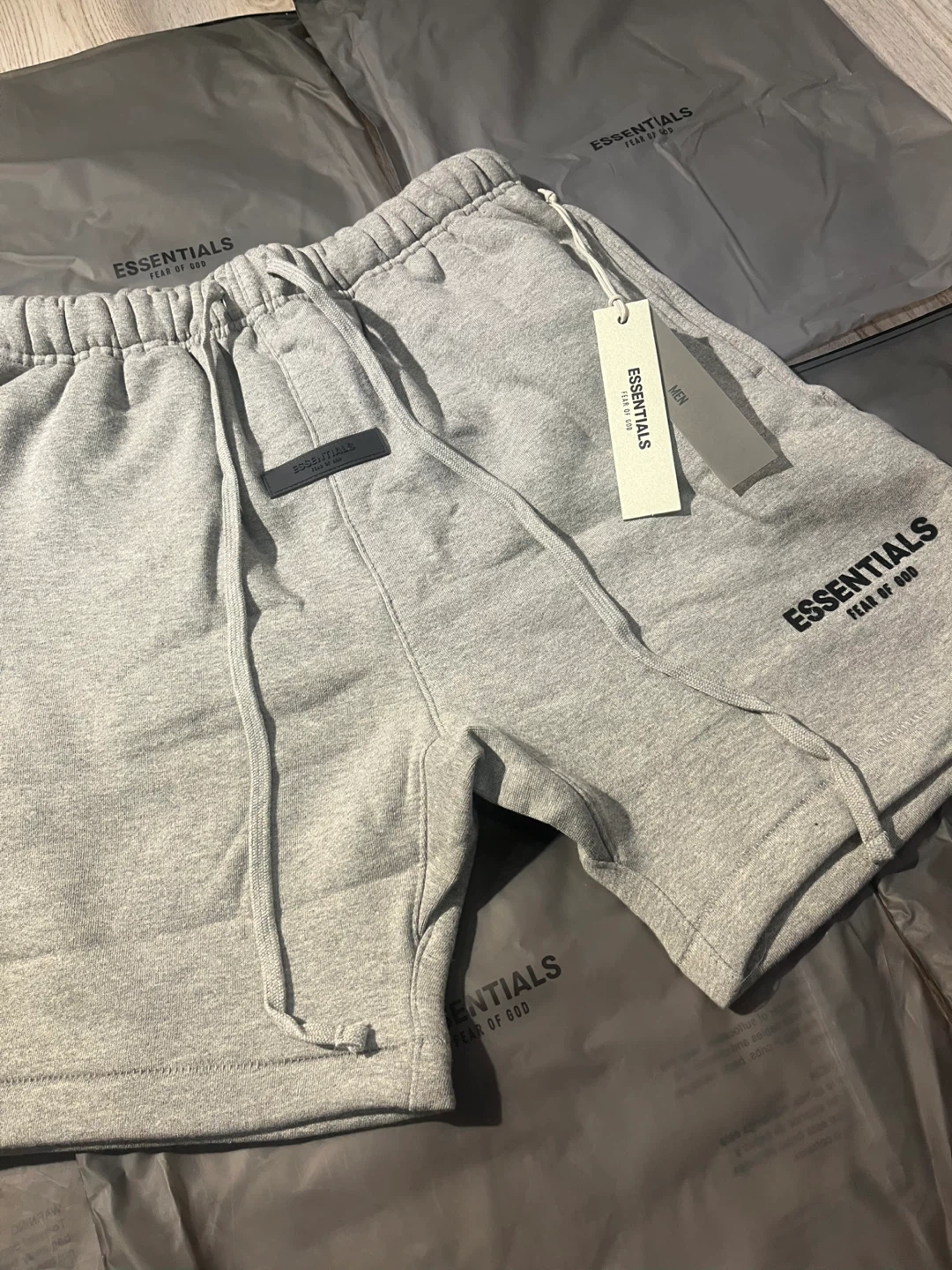 Essentials shorts grey (2 in stock)