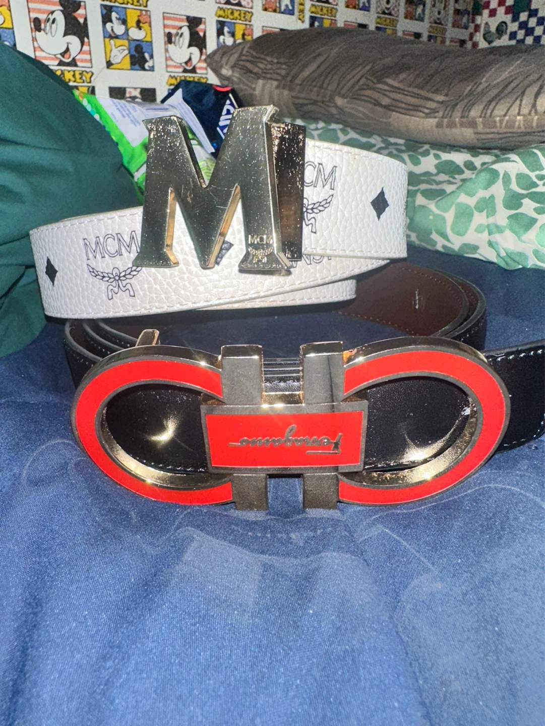 MCM x Ferragamo Belts