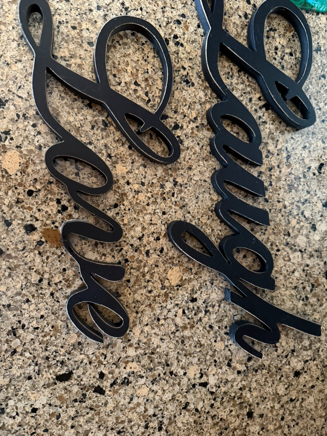 Wooden "Love Laugh Home" Sign Letters - photo 2