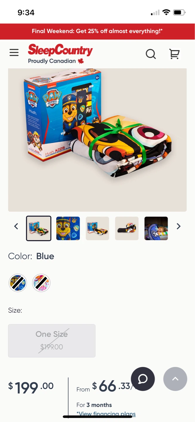 Retails $200, New Paw Patrol Skye Weighted Blanket - photo 4