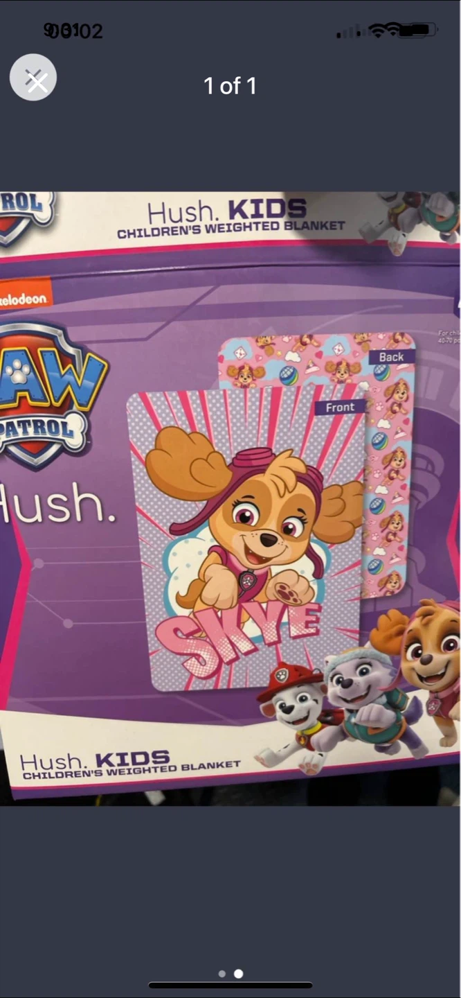 Retails $200, New Paw Patrol Skye Weighted Blanket - photo 5