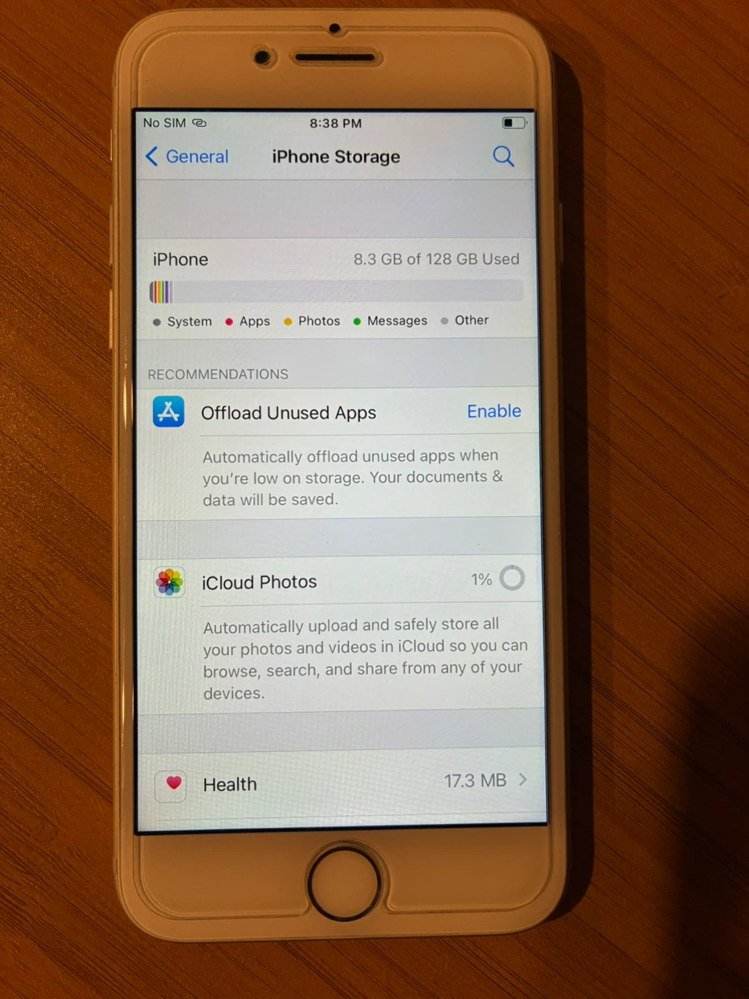 Apple iPhone 7 - 128GB - Silver