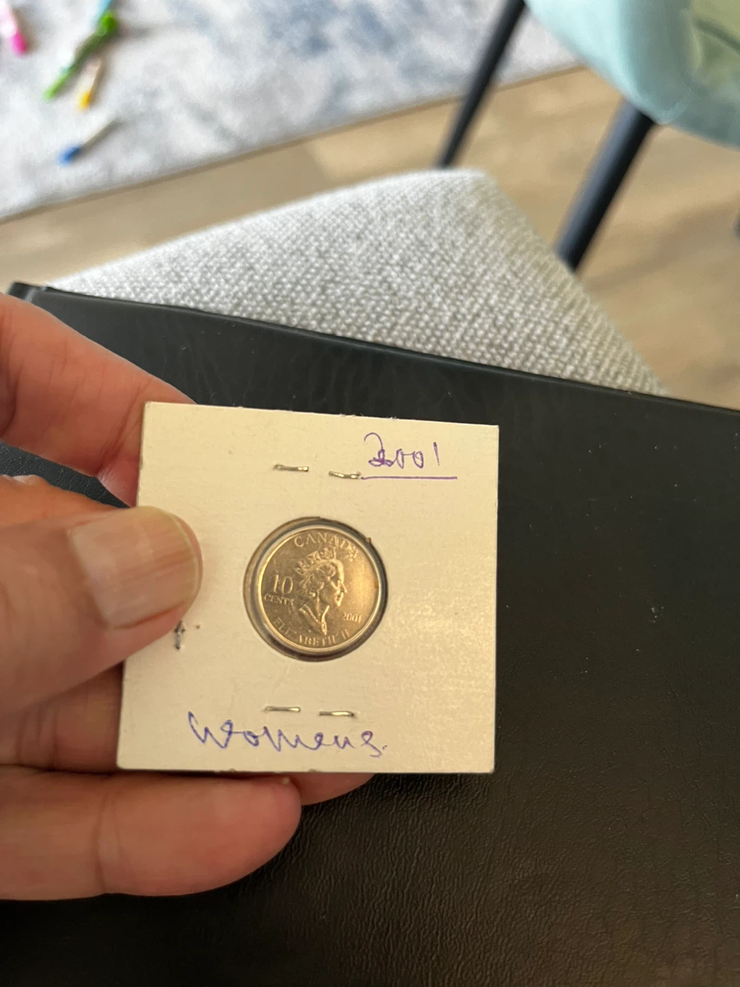 Hard to find 2001 Royal Mint Commemorative Dime Error Coin - photo 4