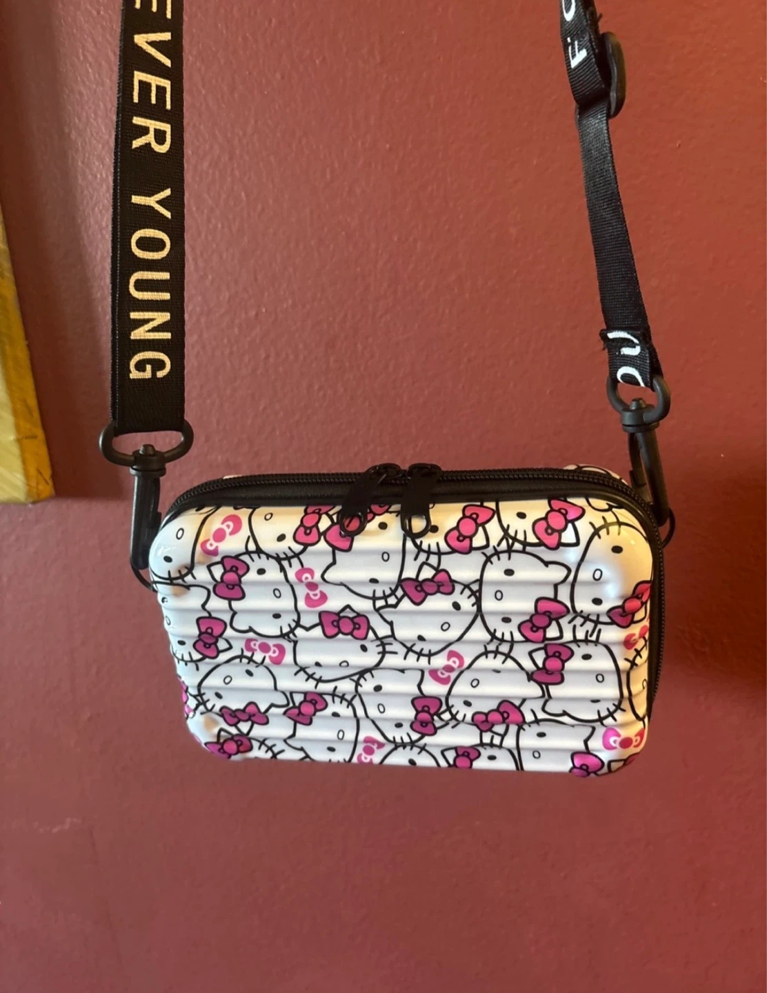 New Hello Kitty Mini Suitcase Crossbody Bag