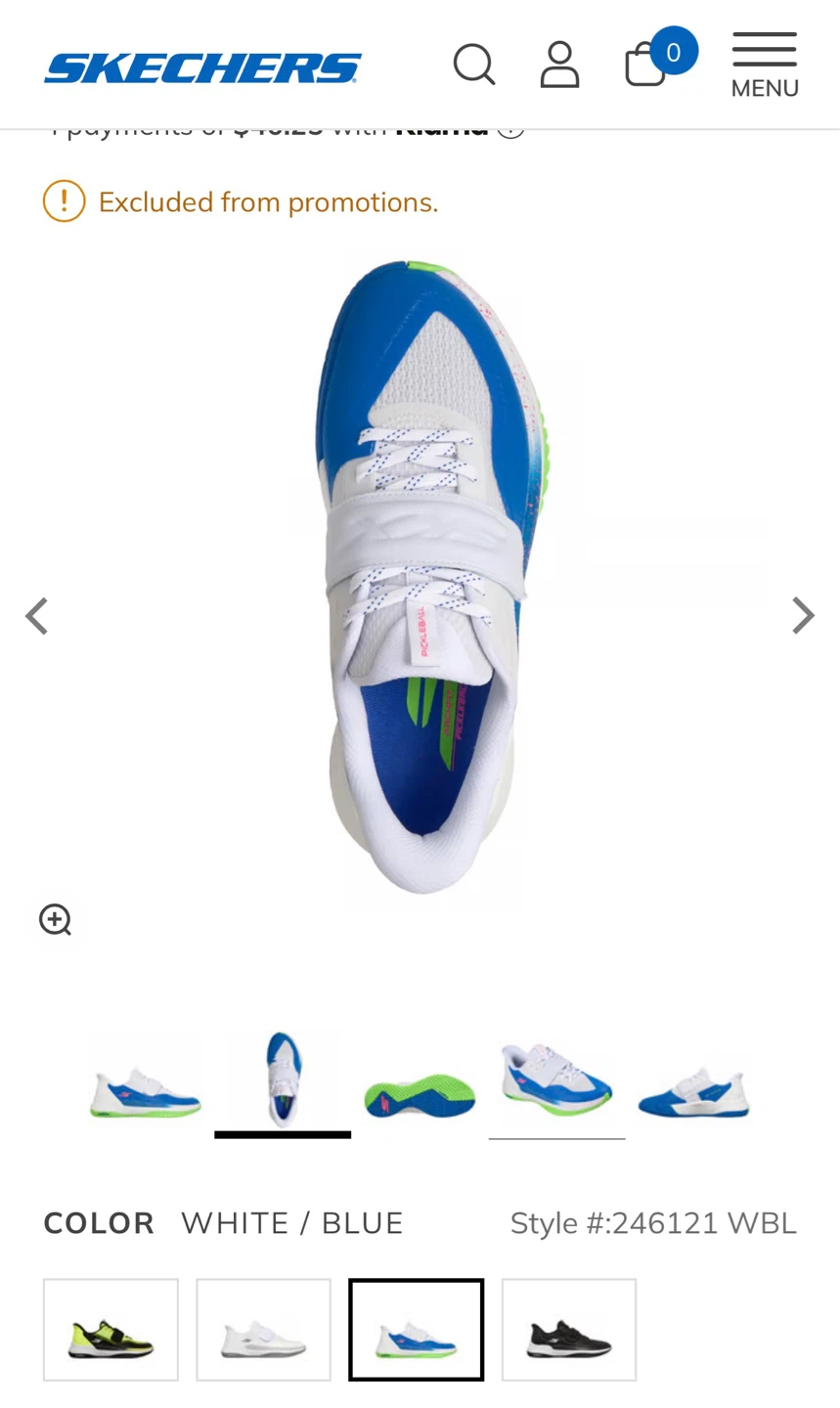 Men Pickleball shoes - Skechers Viper Court Elite - photo 5