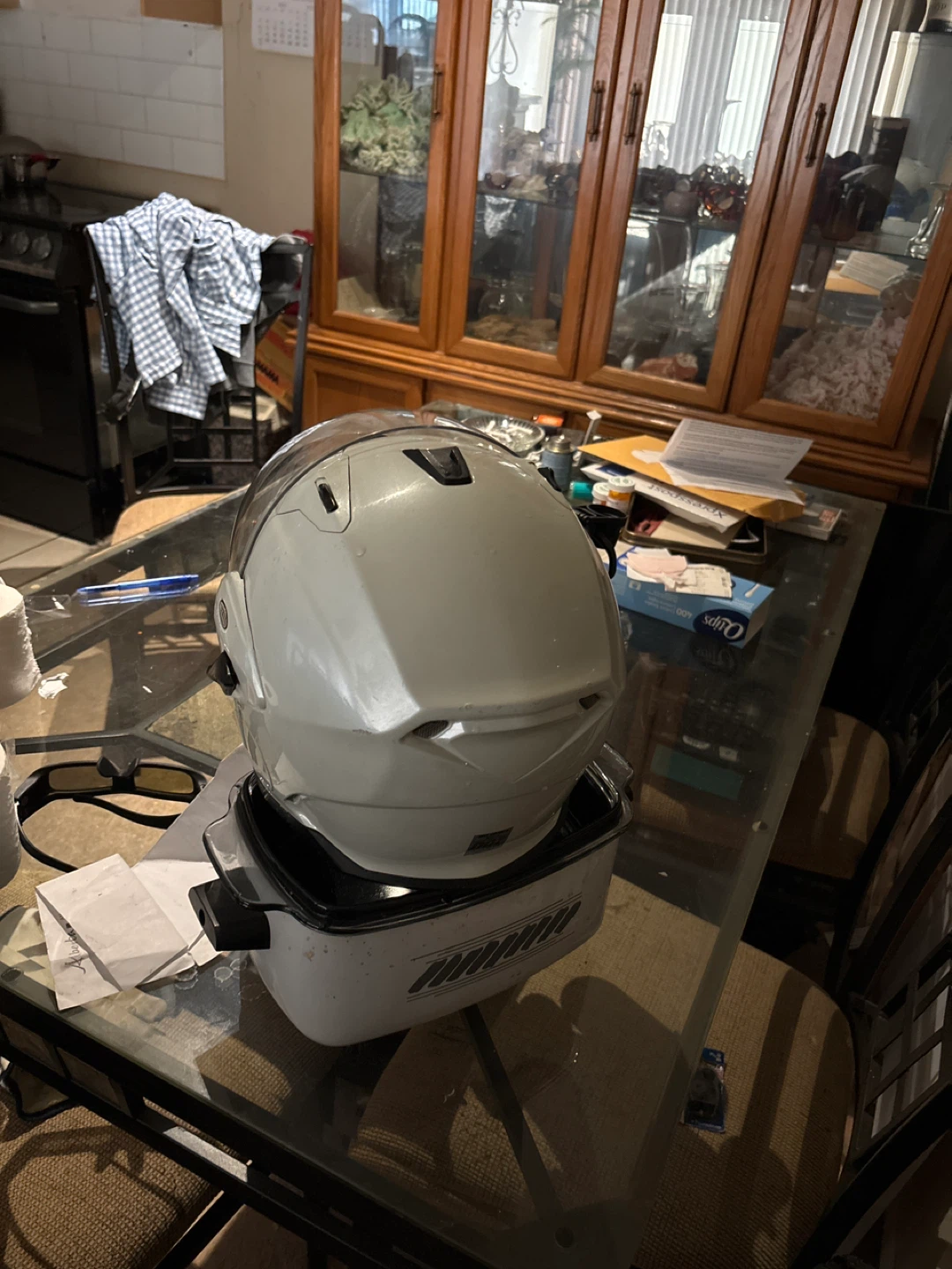 Bell Mag 9 Modular helmet pearl white - photo 5