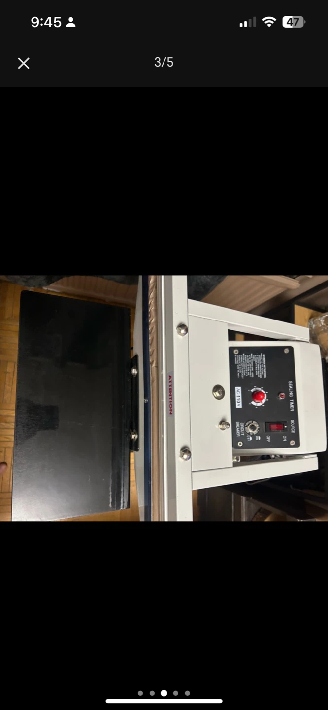 Foot Pedal Sealing Machine
