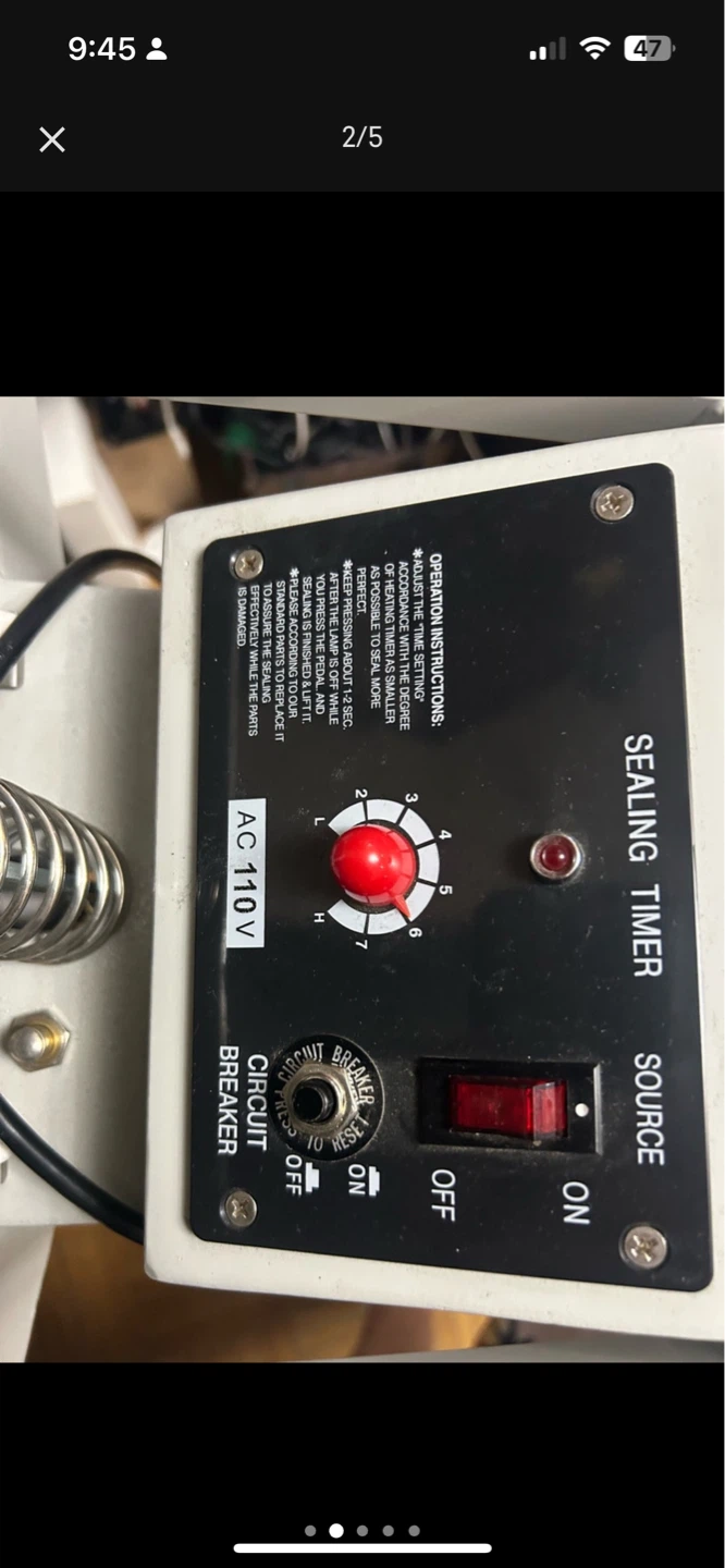 Foot Pedal Sealing Machine - photo 4