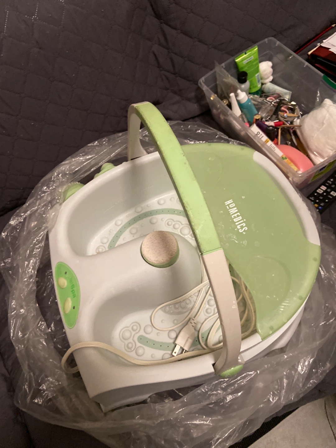 HoMedics JetSpa Foot Bath with Bubble Massage & Heat