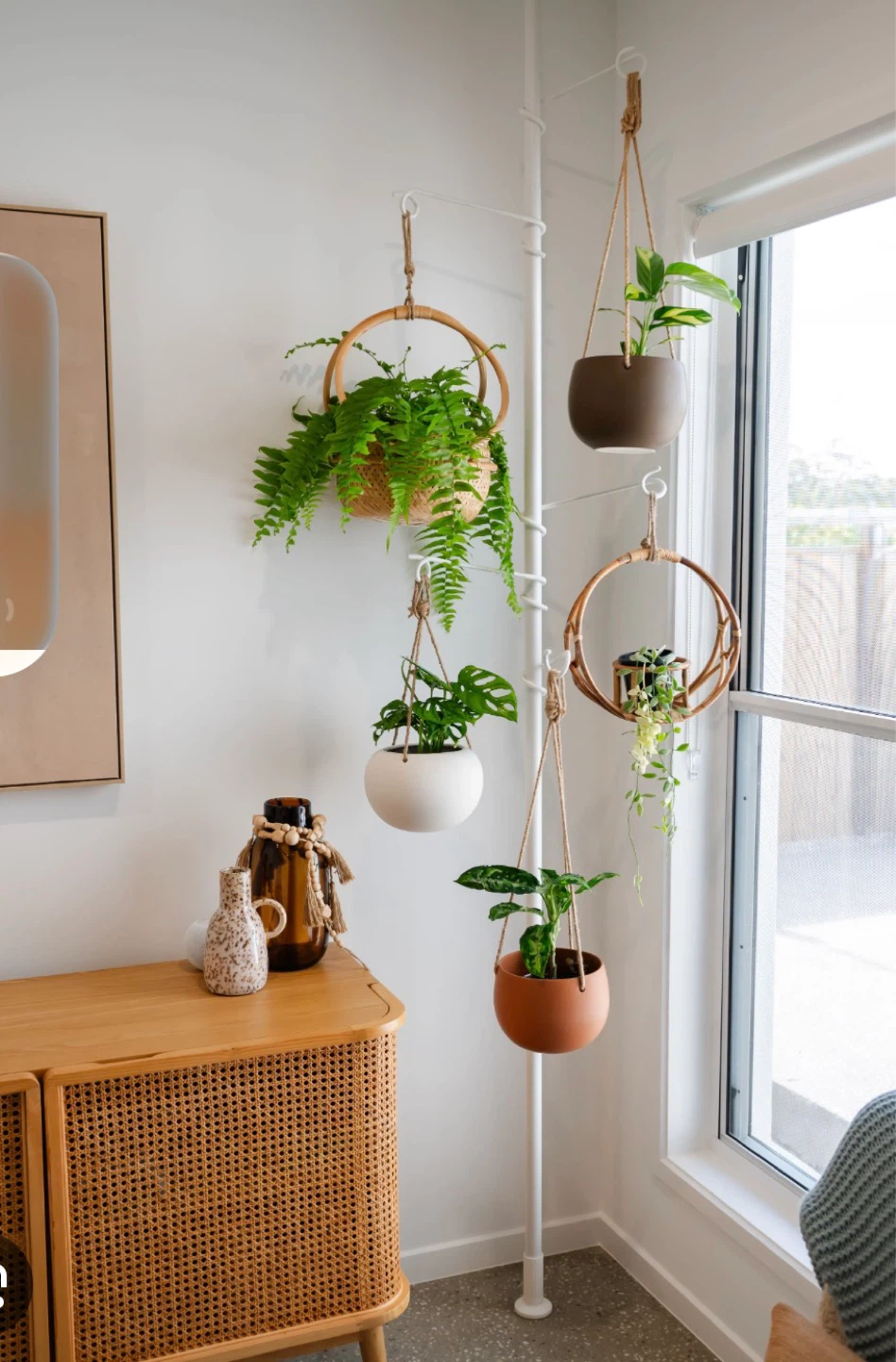 Set of 4 Hanging Planters