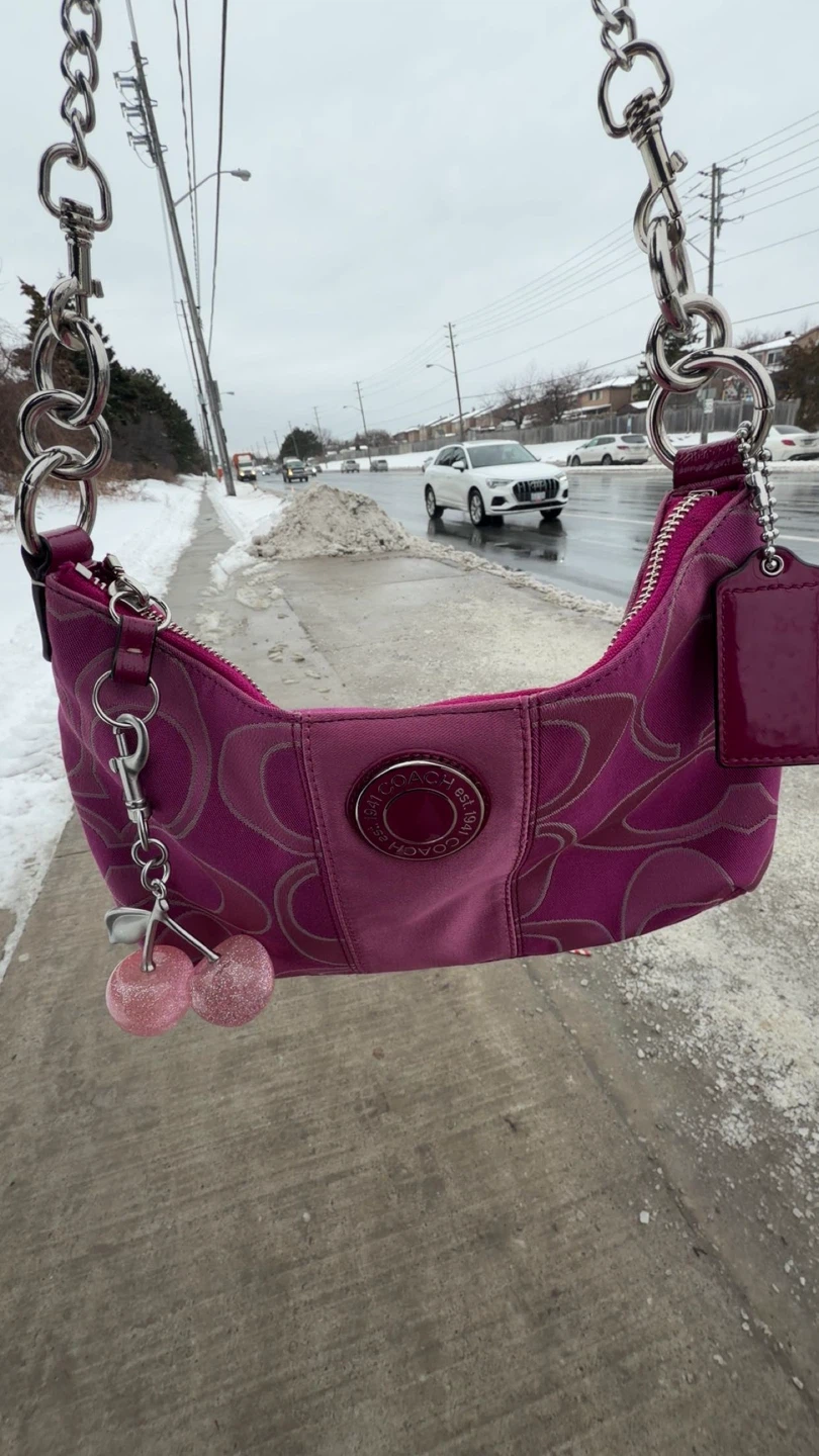 Coach Signature C Shoulder Bag - Pink - photo 2