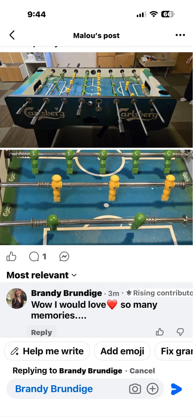 Carlsberg Foosball Table