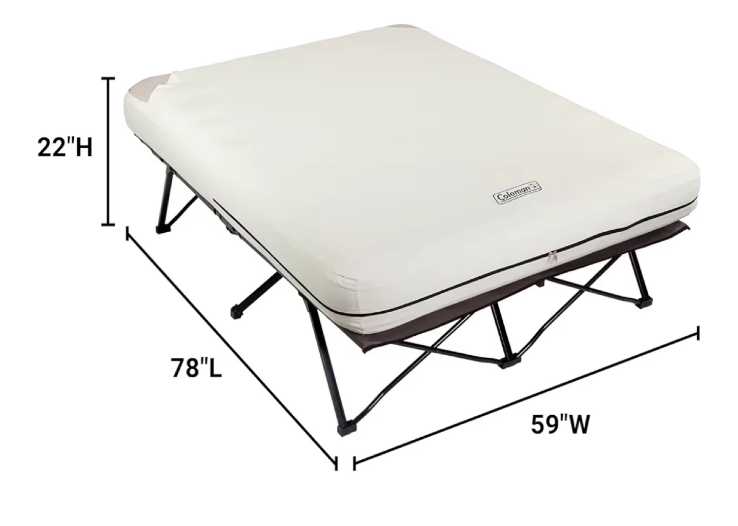Coleman Queen Air Mattress with Frame - photo 2