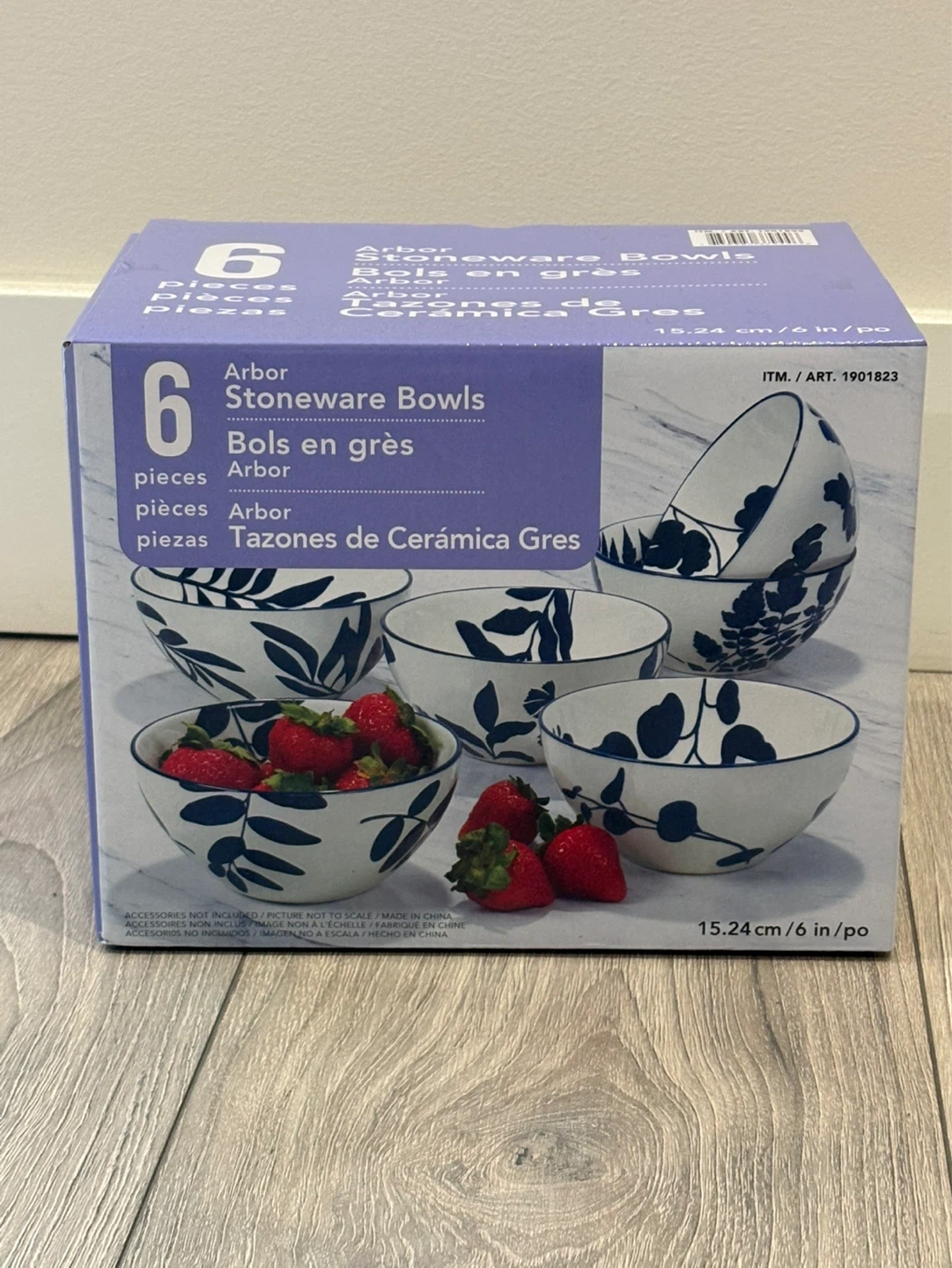 Arbor Stoneware Bowls Set - 6 Pieces