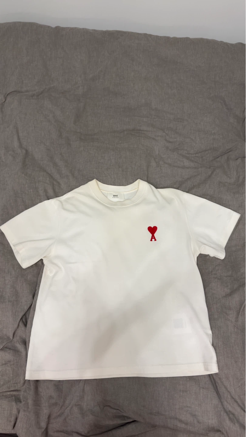 Ami Paris Boxy T-Shirt Women Xs Authentic - photo 2