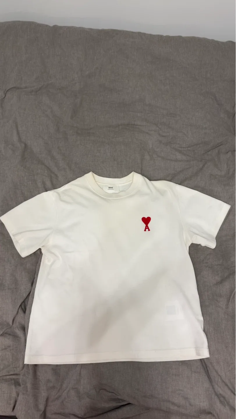 Ami Paris Boxy T-Shirt Women Xs Authentic - photo 2