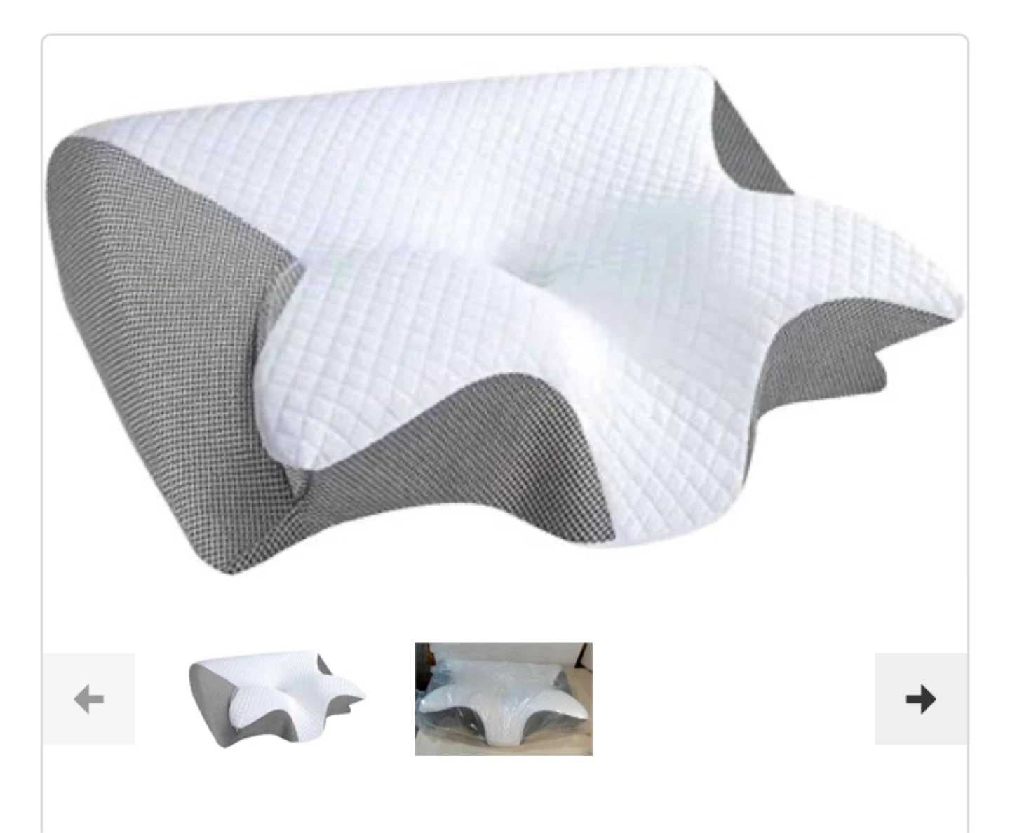 Ergonomic Cervical Pillow 59x37 cm