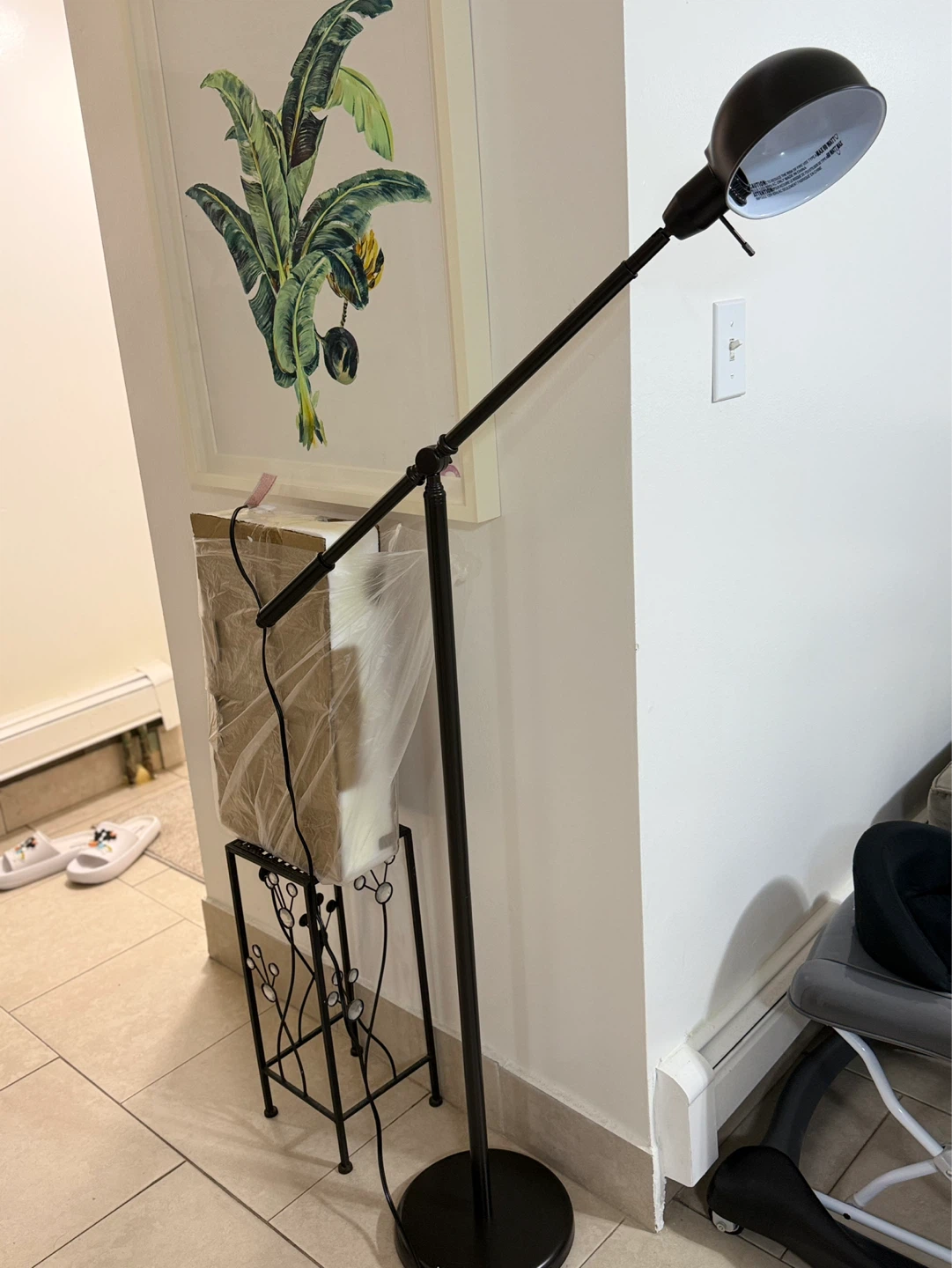 Adjustable Floor Lamp - Black - photo 2