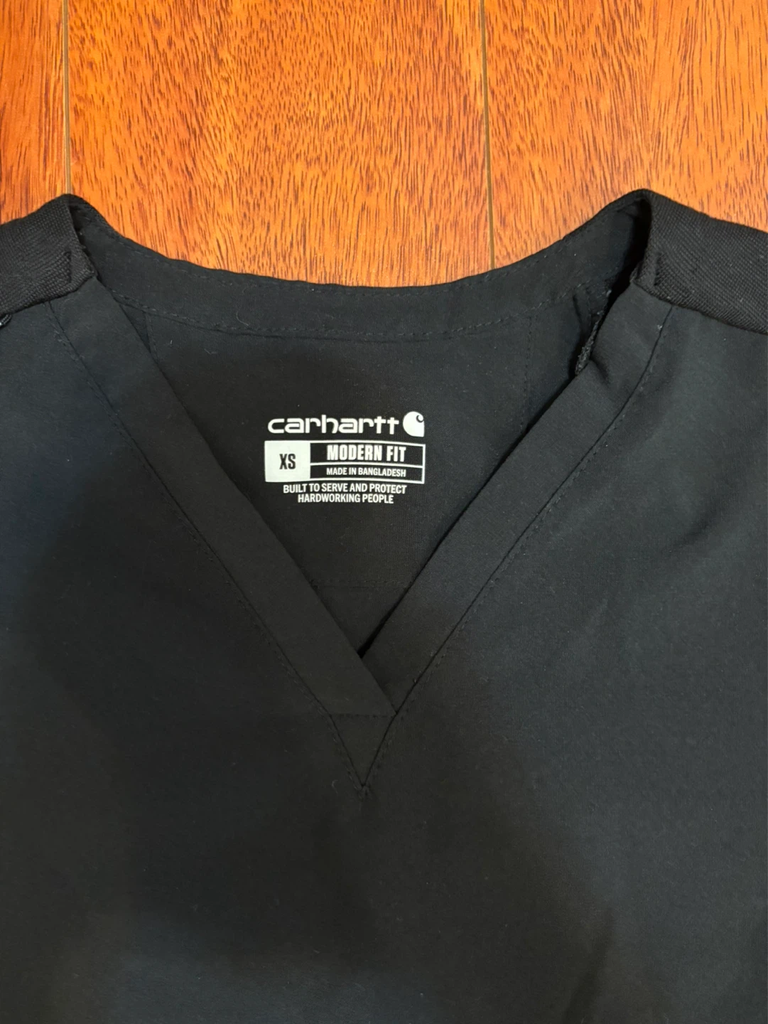 Carhartt Modern Fit Scrub Top & Jogger Pants Set - Black - XS
