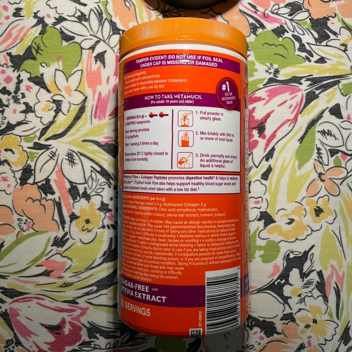 Metamucil Fibre + Collagen Peptides - photo 3