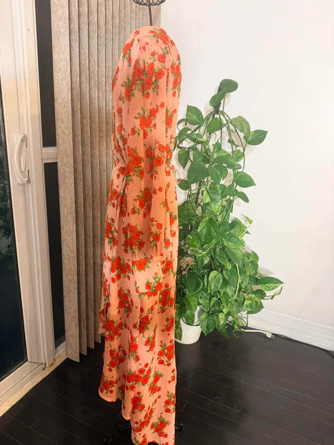 Missguided Floral Wrap Dress - photo 4