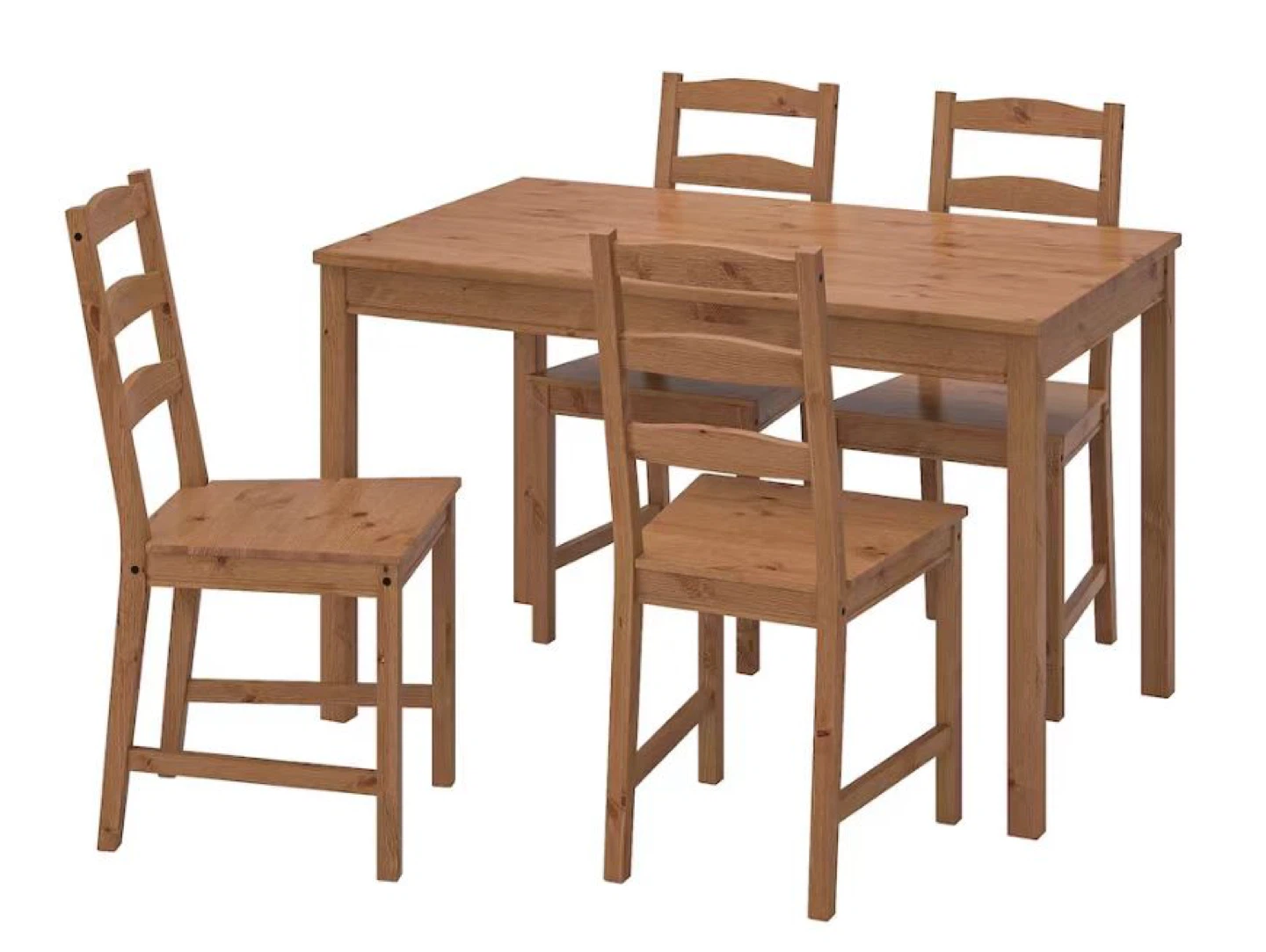 Wooden Dining Table and Chairs Set