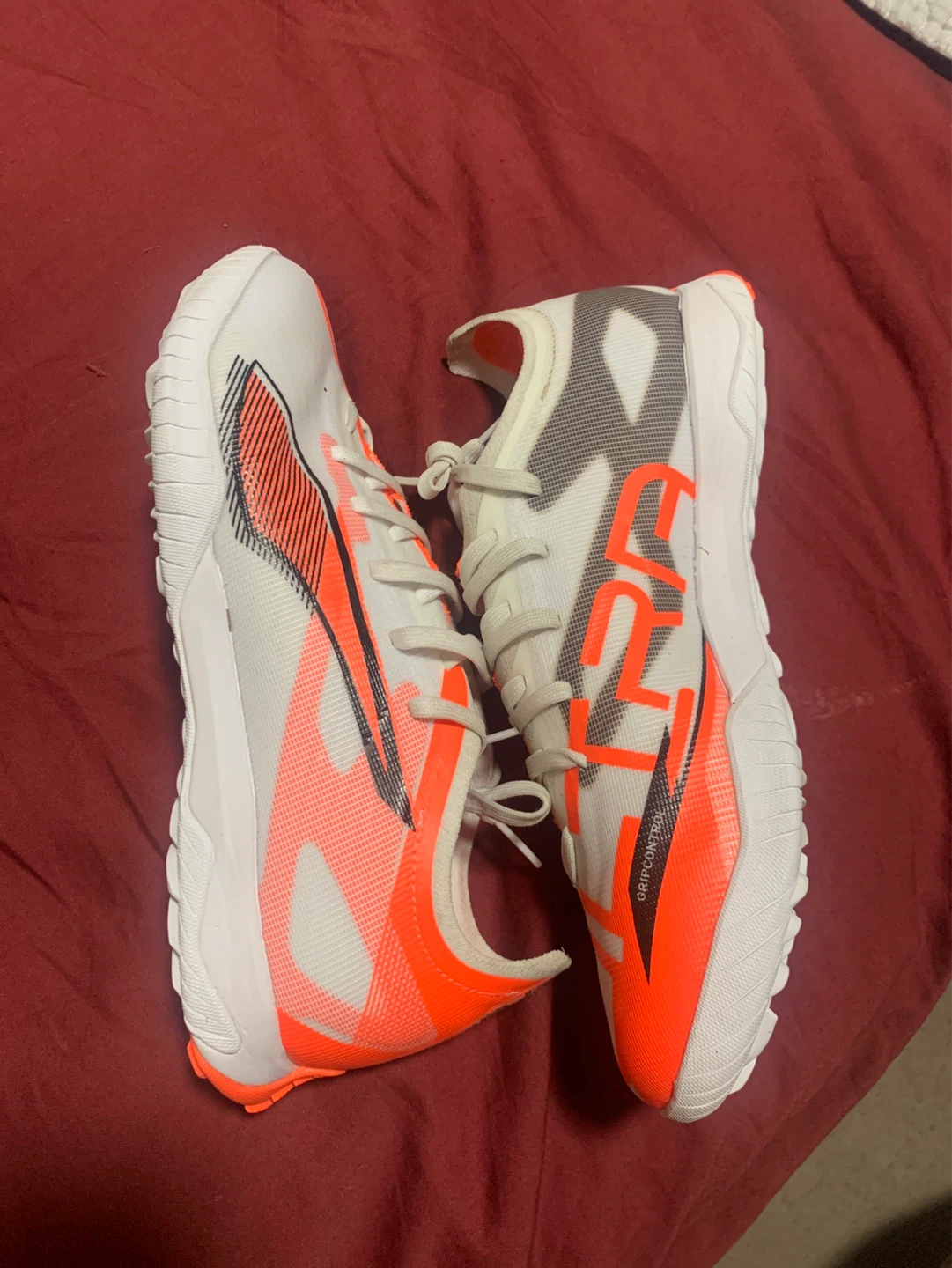 Puma Soccer Shoes - White/Orange - photo 4