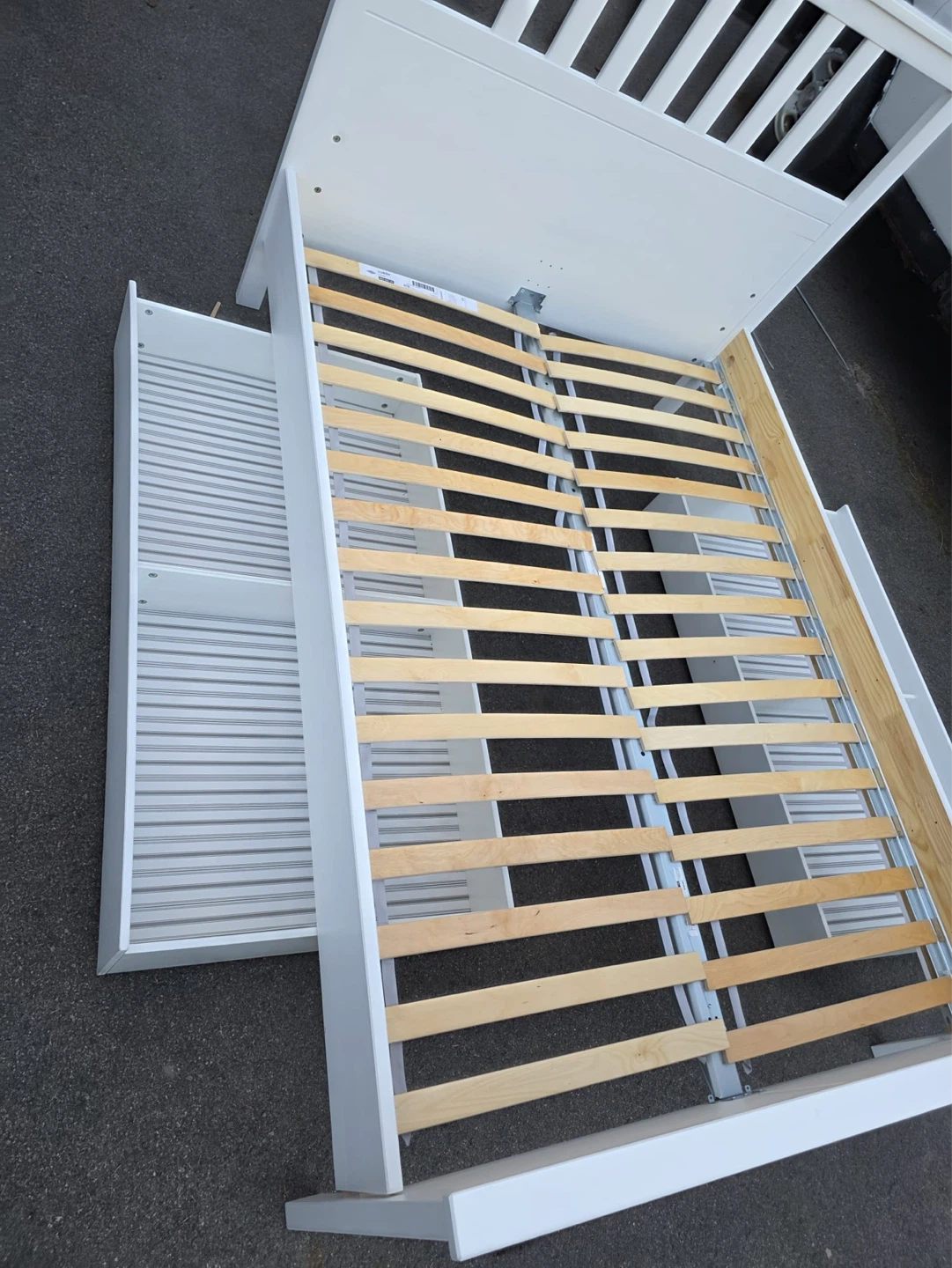 Ikea hemnes White Twin Bed Frame with Storage Drawers - photo 4
