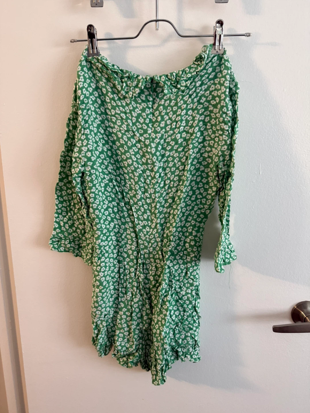 Topshop Petite Green Floral Romper (BF not for sale) - photo 2