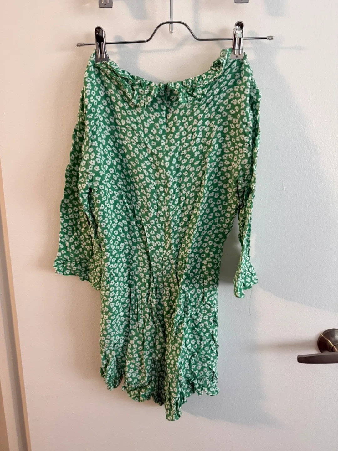 Topshop Petite Green Floral Romper (BF not for sale) - photo 2