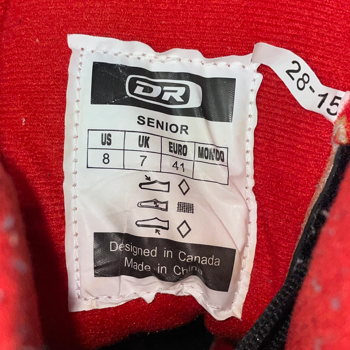 DR Sports Softboot Skates - Red/Black (Men's Size 8) - photo 5
