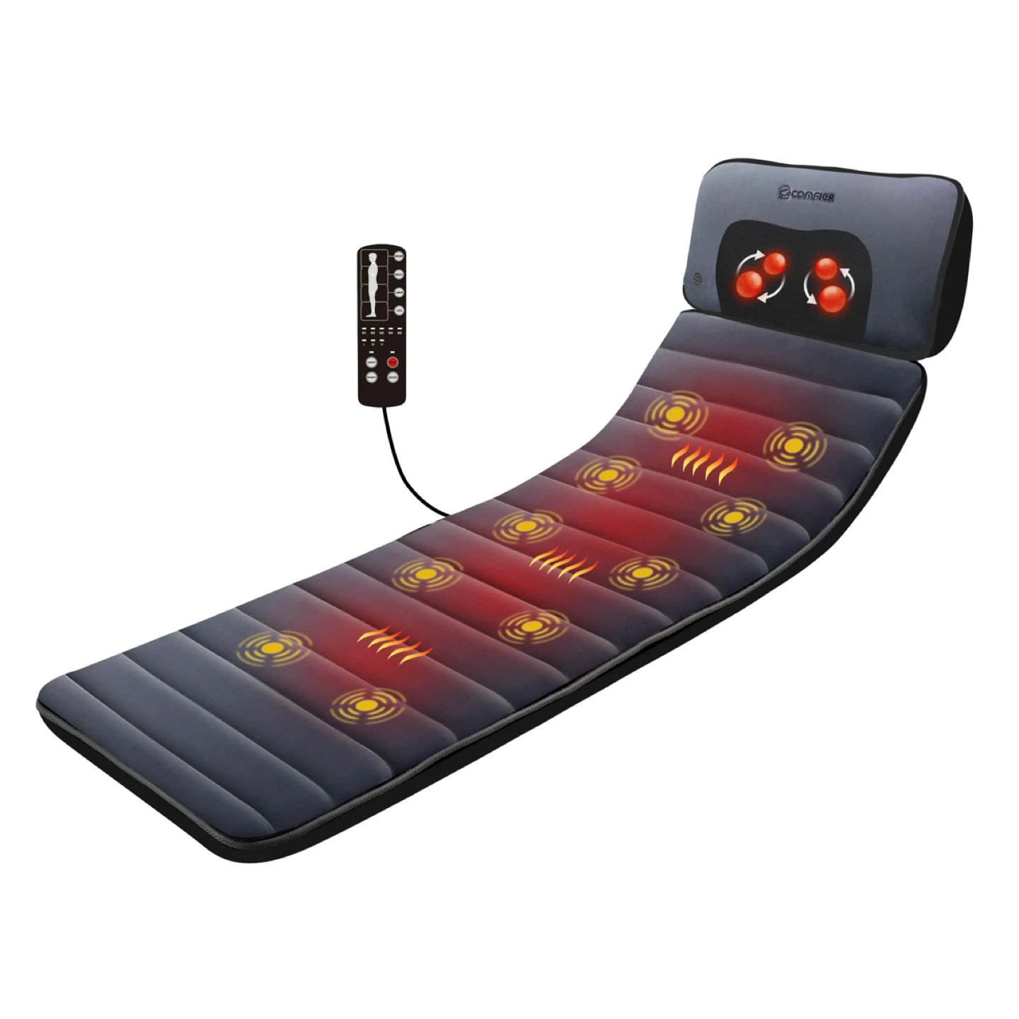 Full Body & Back Massage Mat with Heat
