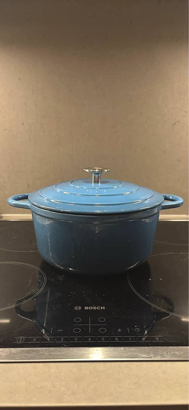 Kuhn Rikon Blue Enameled Cast Iron Dutch Oven