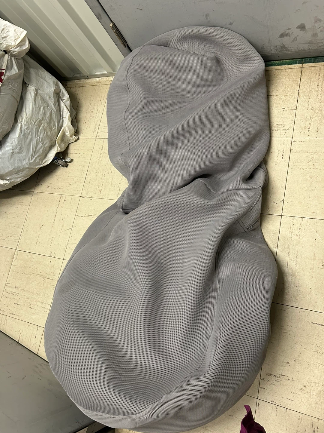 Grey Bean Bag Chair - photo 4