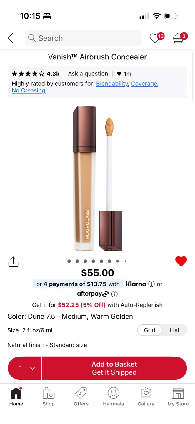 Hourglass Vanish Airbrush Concealer - Dune 7.5 - photo 2