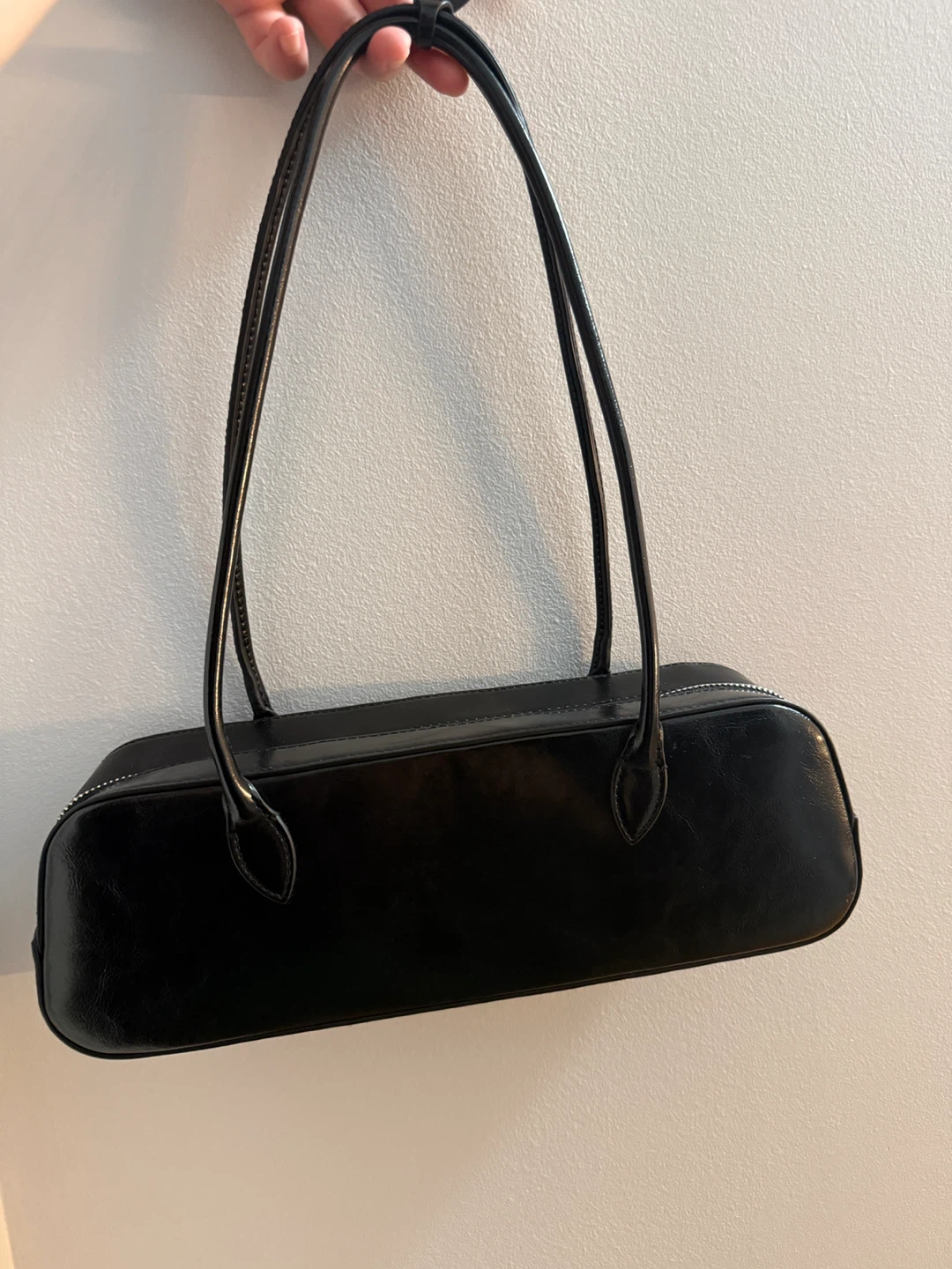 Oak + Fort Black Shoulder Bag