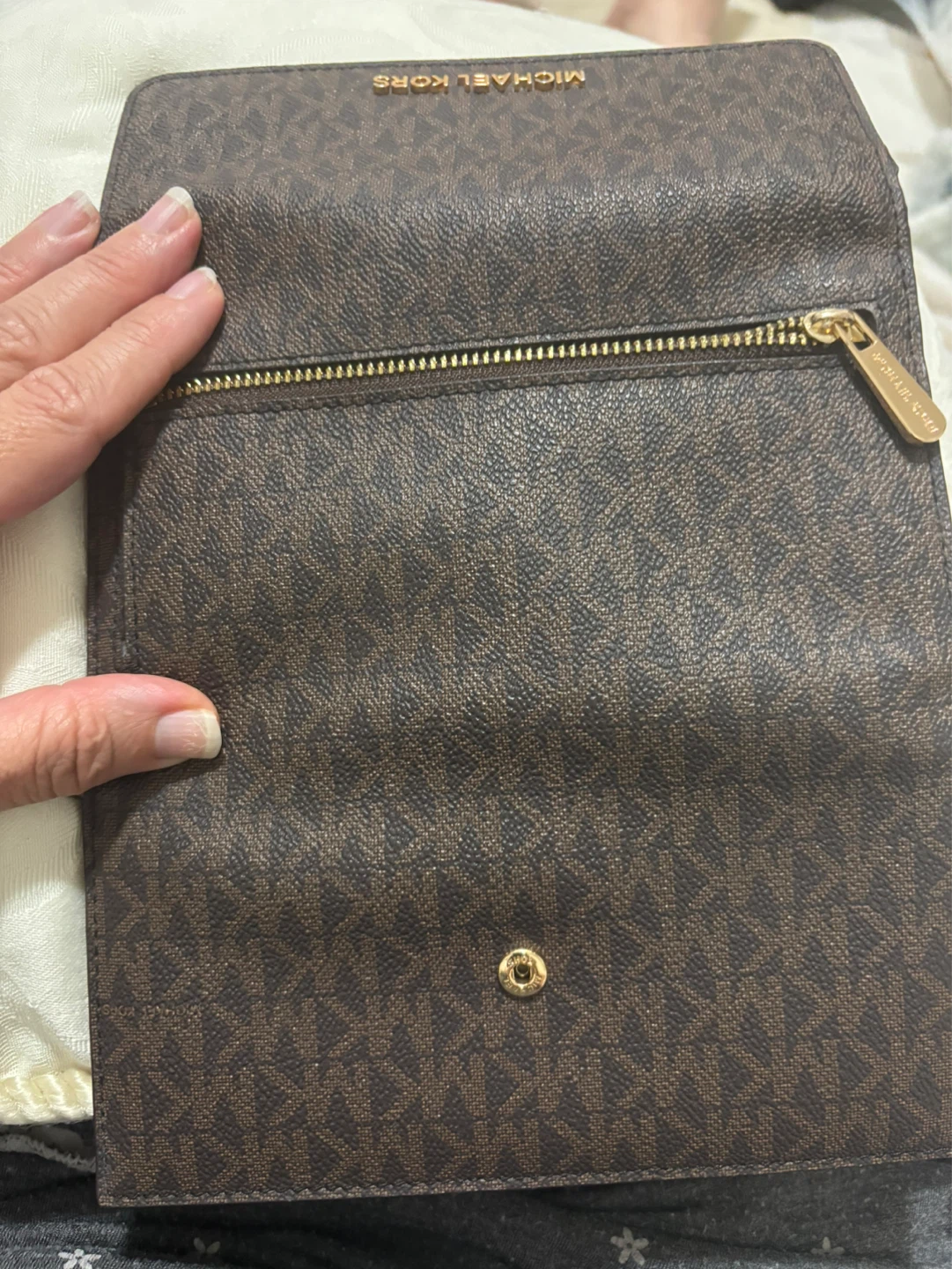 Michael Kors Brown Monogram Trifold Wallet - photo 5