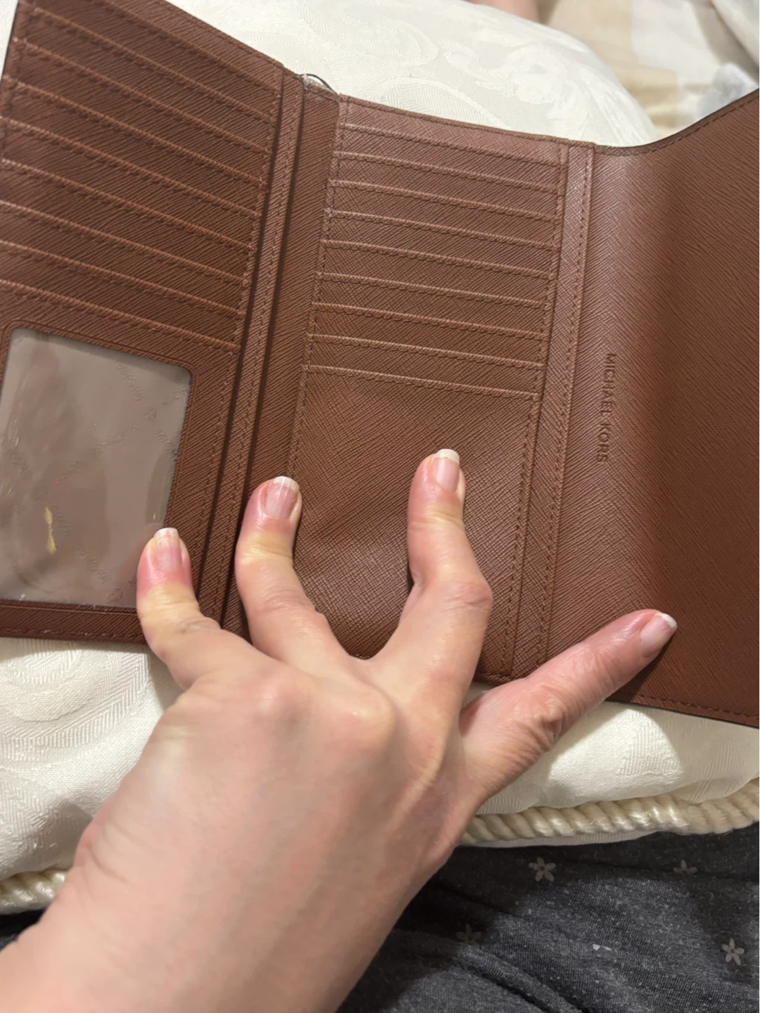Michael Kors Brown Monogram Trifold Wallet - photo 3