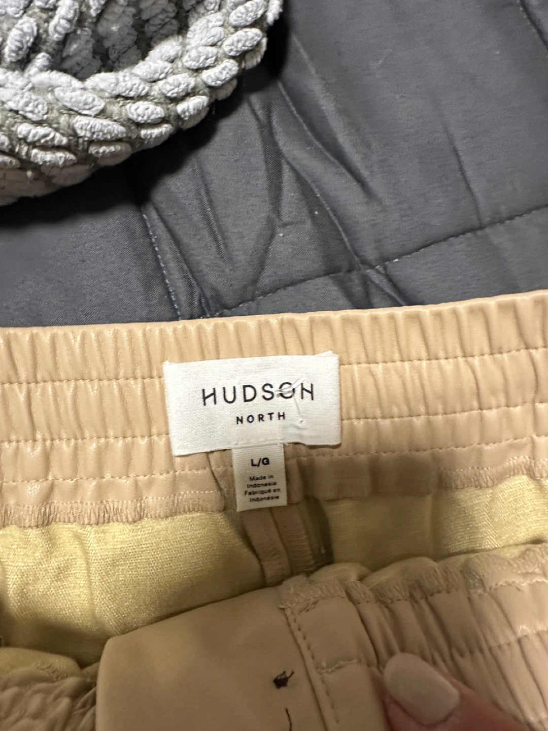 HUDSON NORTH Faux Leather Shorts L/G - photo 2