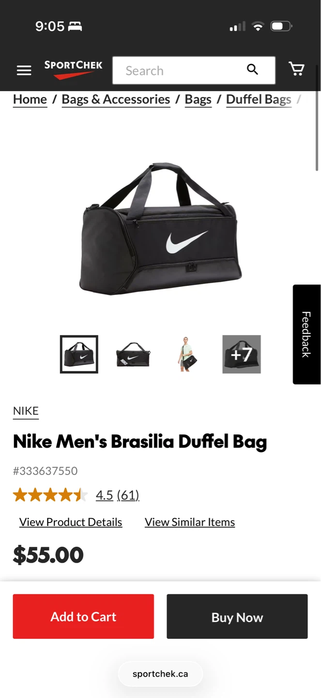 Nike Duffel Bag - Black - photo 2