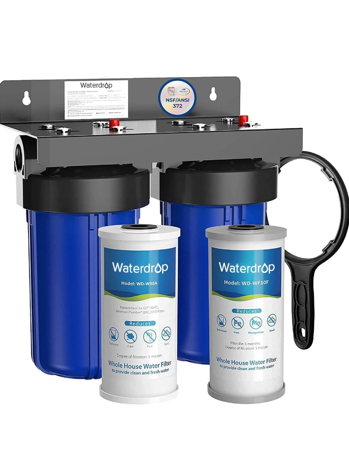 Waterdrop 2 Stage whole House Water Filtration System