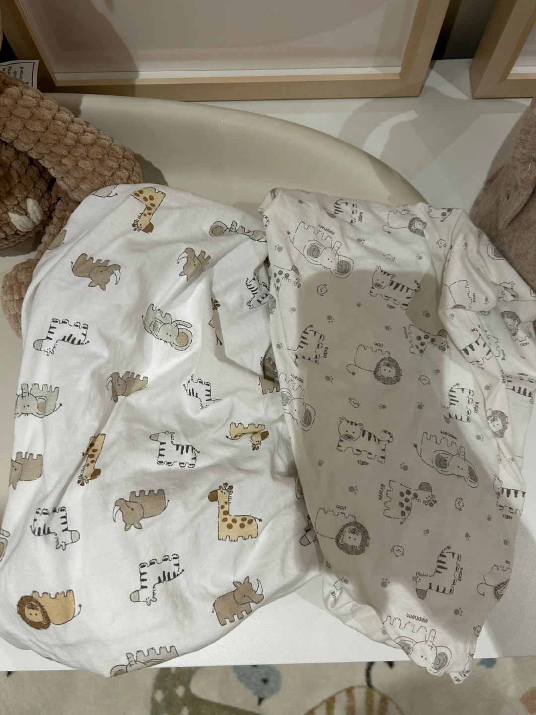 KeaBabies Organic Cotton Bassinet Sheets - Keasafari Pattern - photo 2