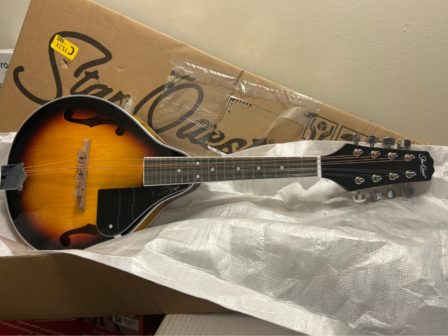 StarQuest SQ-MD11-TSB A-Style Mandolin Instrument Sunburst - photo 2
